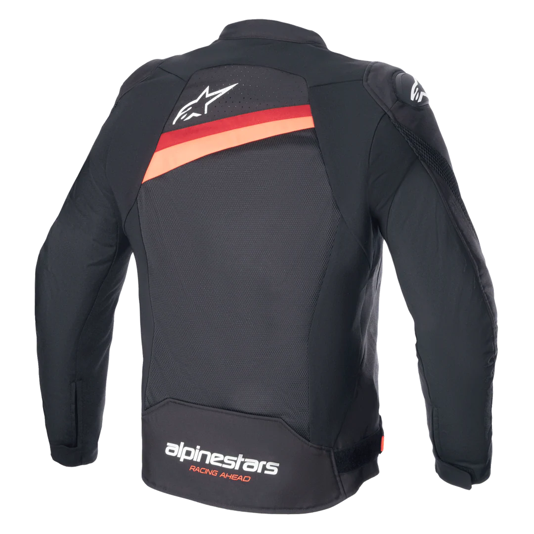 T-GP Plus R V4 Airflow Jacket Black/Red Fluo