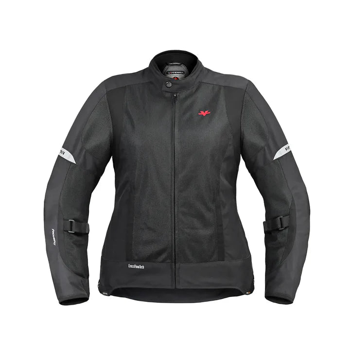 Ellis - Women's Street Mesh Riding Jacket - Black