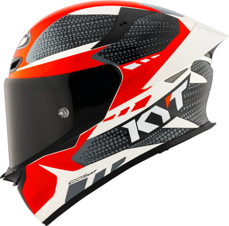 KYT TT-REVO GEAR BLACK RED