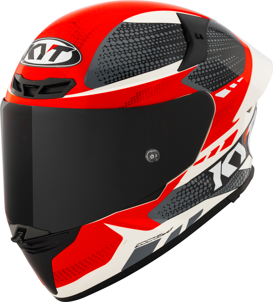 KYT TT-REVO GEAR BLACK RED
