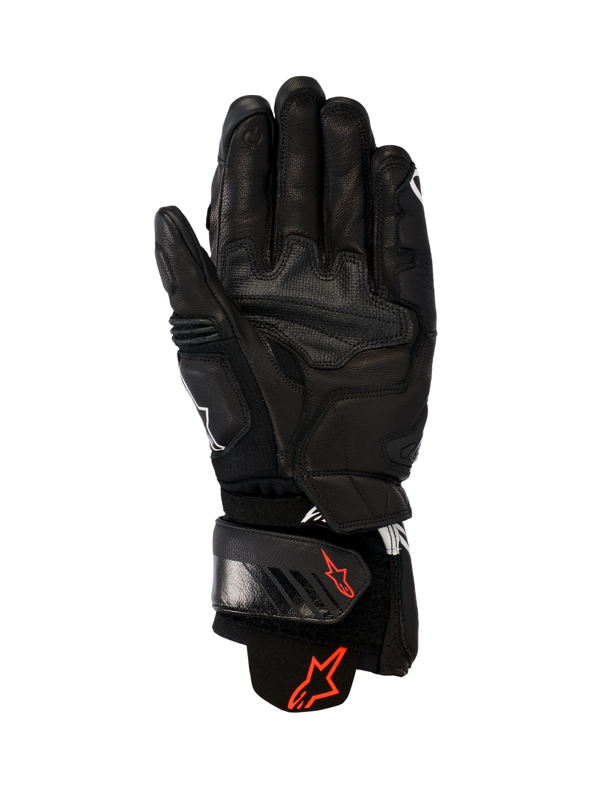 Gp Plus R 3 Fastner Alpinestars GP Plus R V3 Leather Motorcycle Gloves Black White | House ...