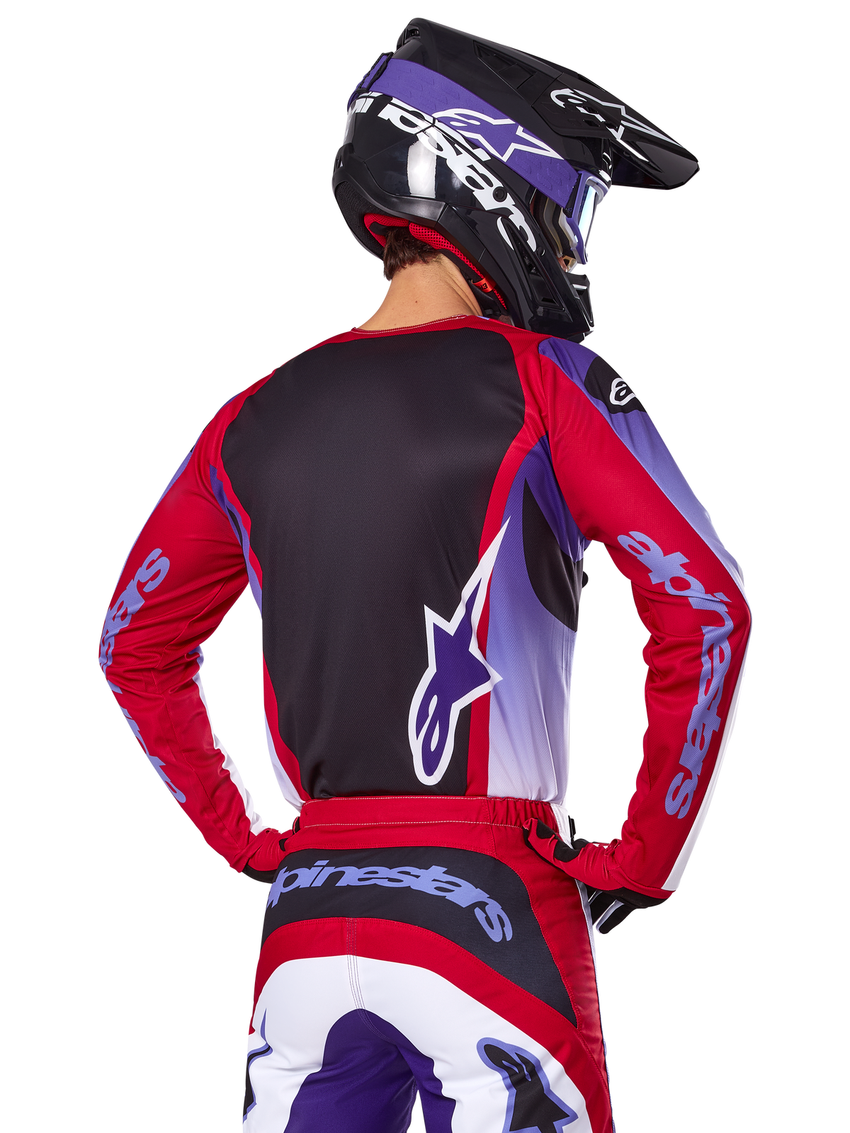 Alpinestars MX riding jersey back view
