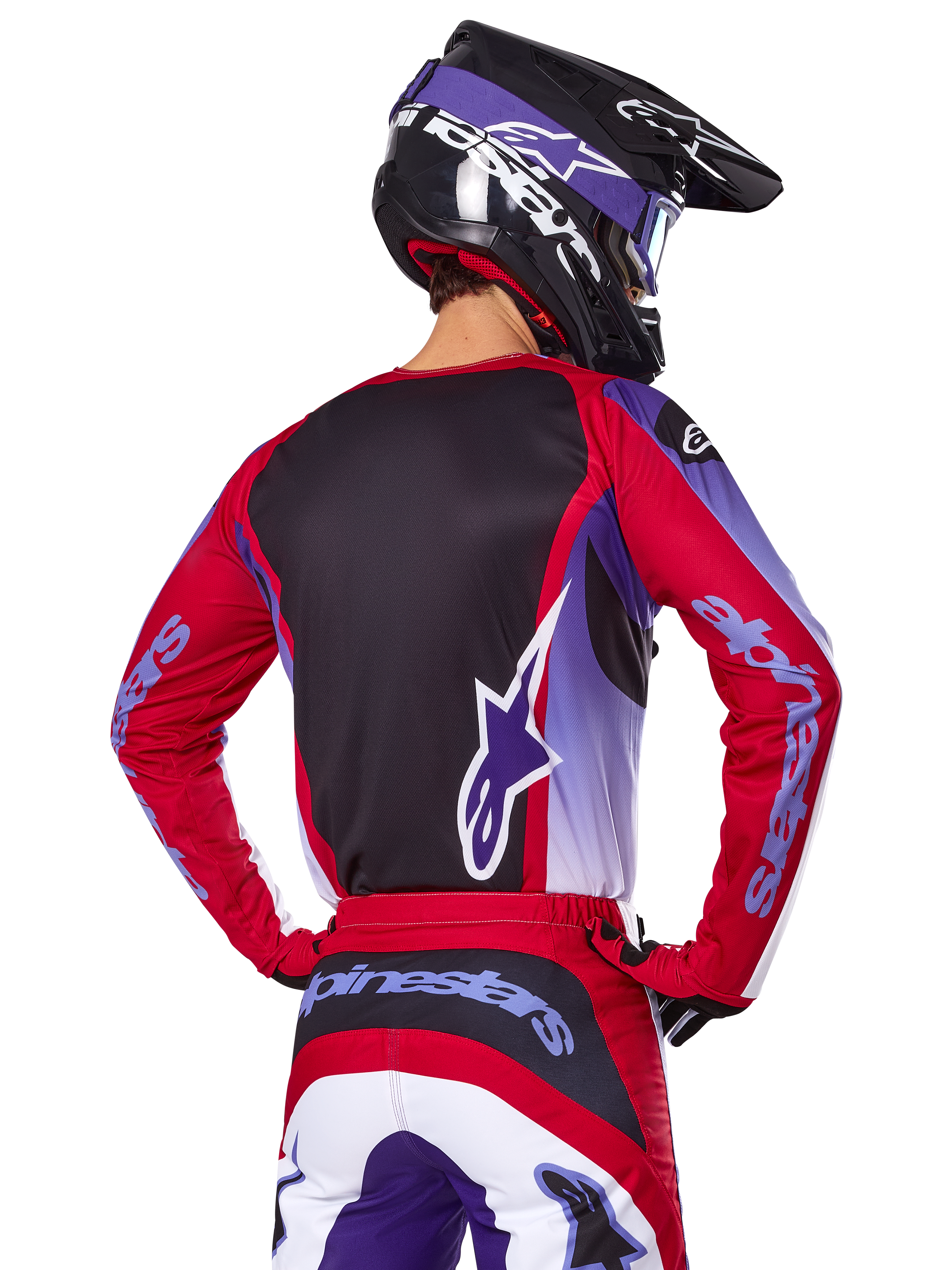 Alpinestars MX riding jersey back view