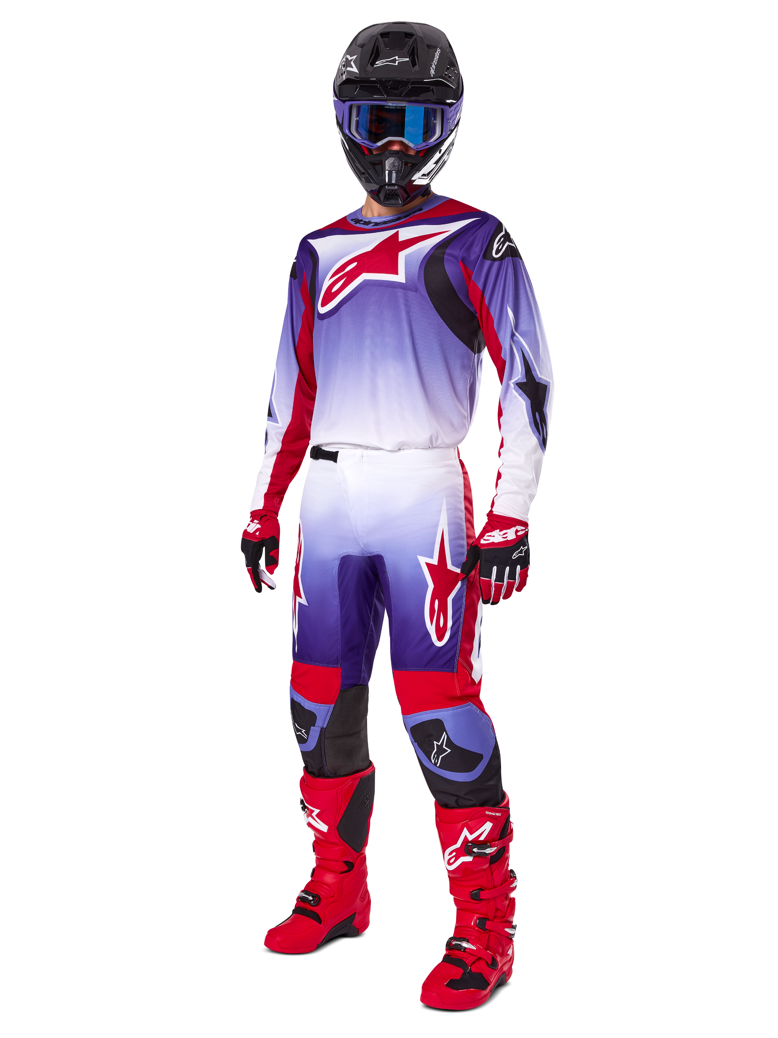 Alpinestars MX riding jersey side view