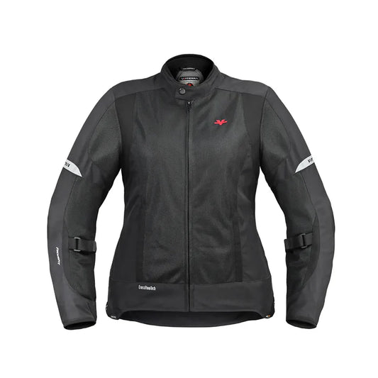 Ellis - Women's Street Mesh Riding Jacket - Black