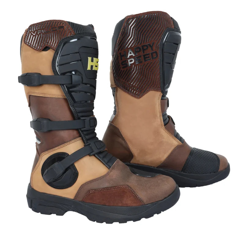 Happy Speed VALOR Adventure Riding Boots – Desert Brown