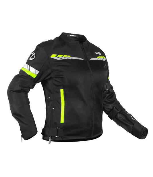 AIR GT 4 WOMEN'S JACKET BLACK HI-VIZ GREEN