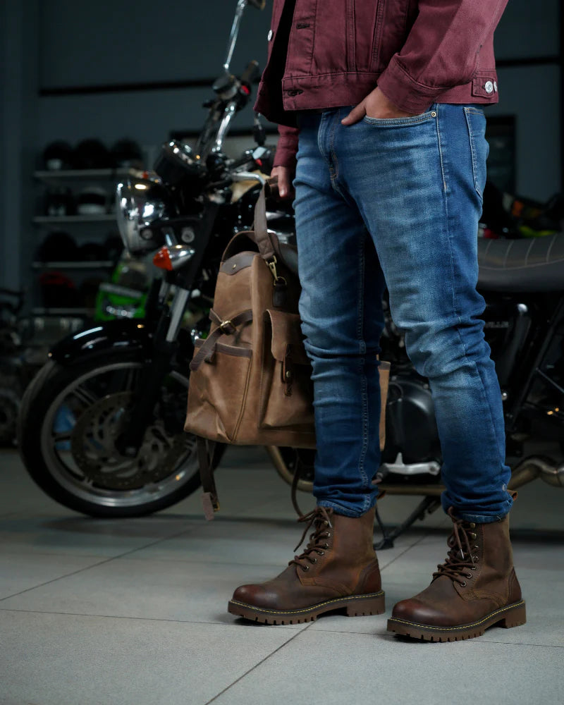 TRIP MACHINE BOOTS DERBY RUSTY WRANGLER