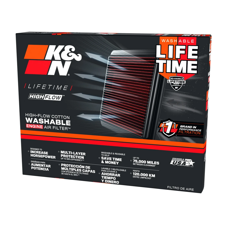 KT-1211 K&N Replacement Air Filter